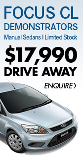 Focus CL Manual Sedan Demonstrator Sale