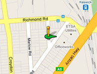Keswick Dealership Map