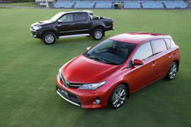 Corolla and Hilux top new vehicle sales