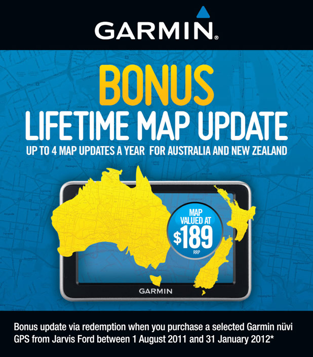 Garmin bonus lifetime map update