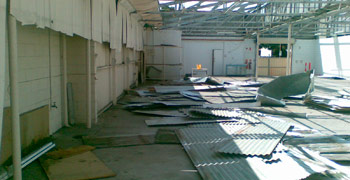 Stripping the roof