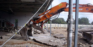 Workshop floor removal