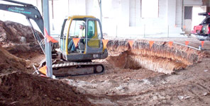 Digging Tank Hole