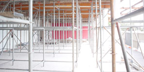 Ground floor showroom - facing South
