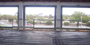 Mezzannine preparation - facing West