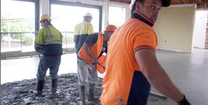 Concreting the Mezzannine 