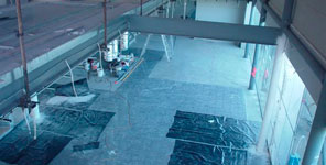 Upstairs View over Service Reception