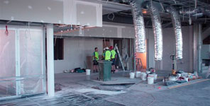 Service Reception and Cafe Area