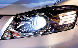 Aurion auto-on projector-type headlamp